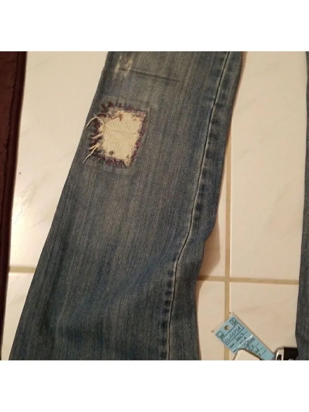 Lilu Floral Jeans Distressed